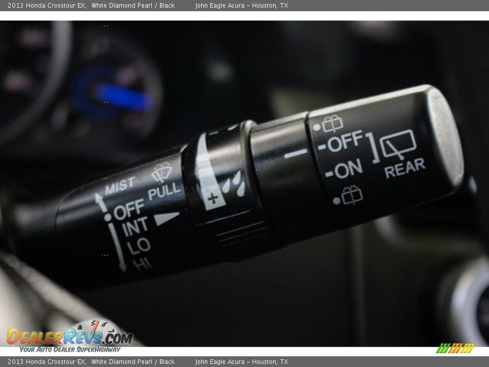 2013 Honda Crosstour EX White Diamond Pearl / Black Photo #36