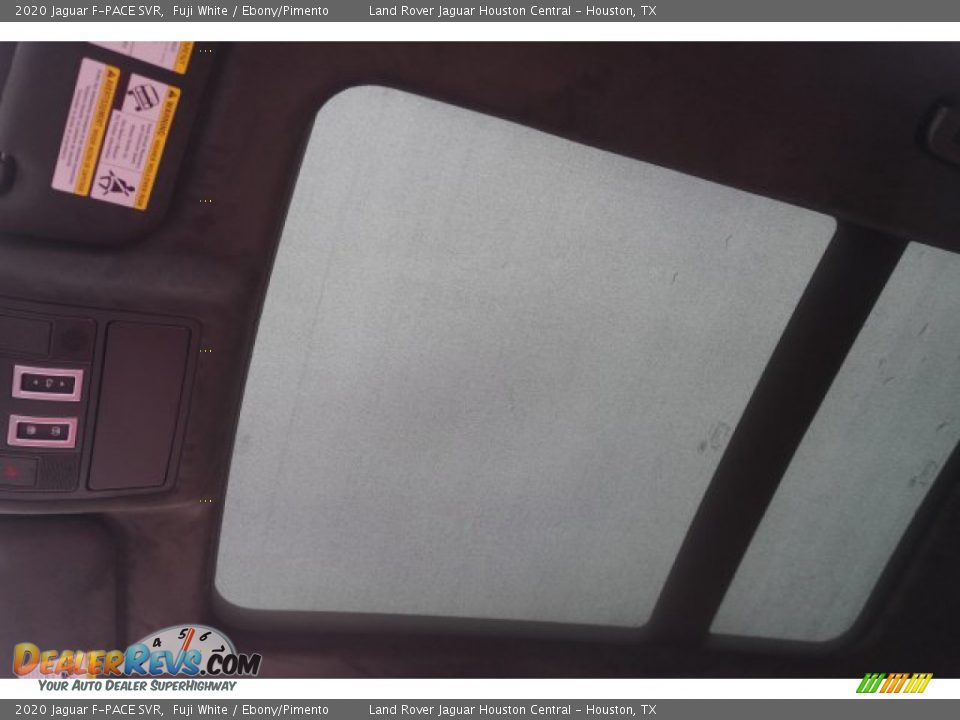 Sunroof of 2020 Jaguar F-PACE SVR Photo #26