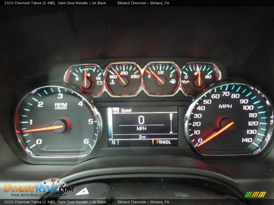 2020 Chevrolet Tahoe LS 4WD Satin Steel Metallic / Jet Black Photo #31