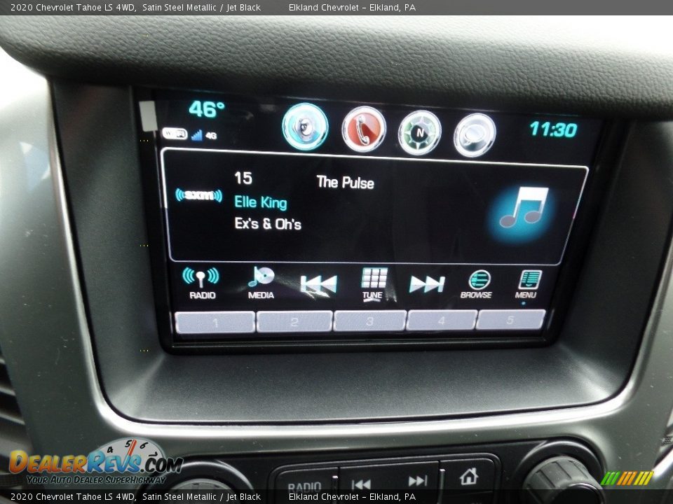 2020 Chevrolet Tahoe LS 4WD Satin Steel Metallic / Jet Black Photo #35