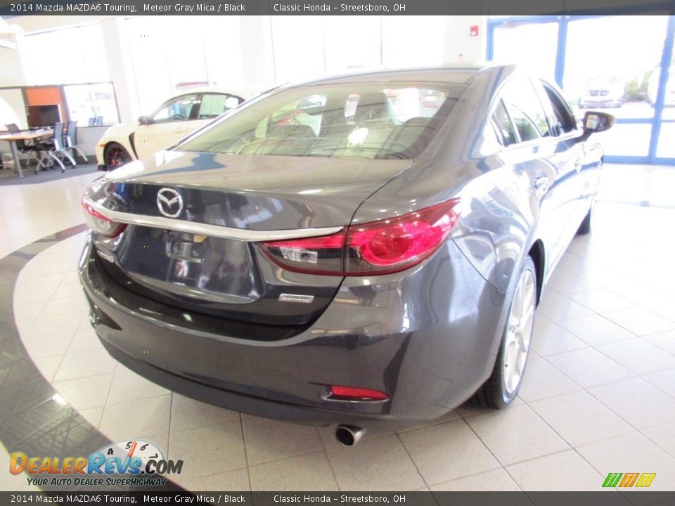 2014 Mazda MAZDA6 Touring Meteor Gray Mica / Black Photo #4