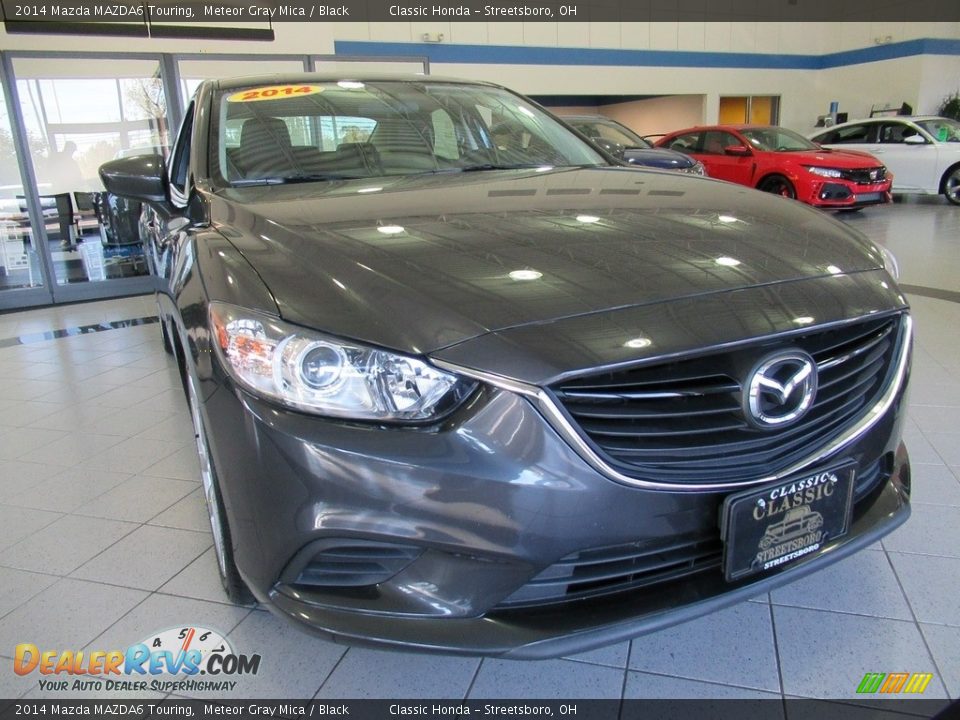 2014 Mazda MAZDA6 Touring Meteor Gray Mica / Black Photo #6