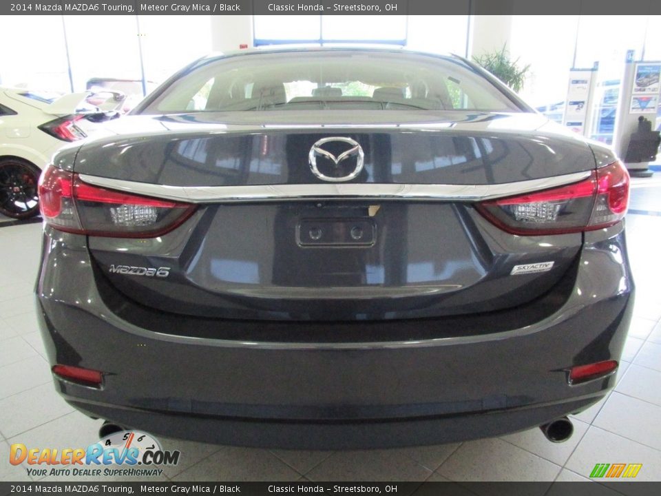 2014 Mazda MAZDA6 Touring Meteor Gray Mica / Black Photo #14
