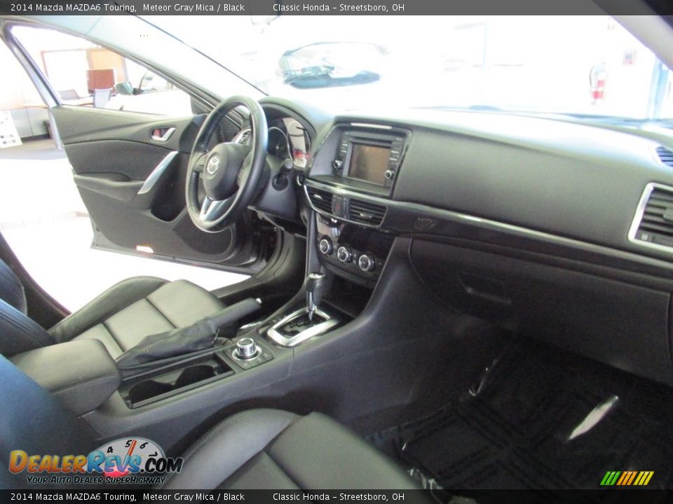 2014 Mazda MAZDA6 Touring Meteor Gray Mica / Black Photo #18