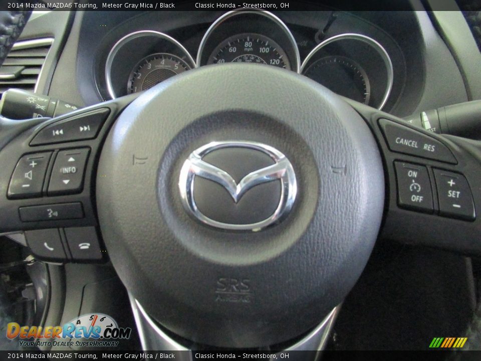 2014 Mazda MAZDA6 Touring Meteor Gray Mica / Black Photo #22
