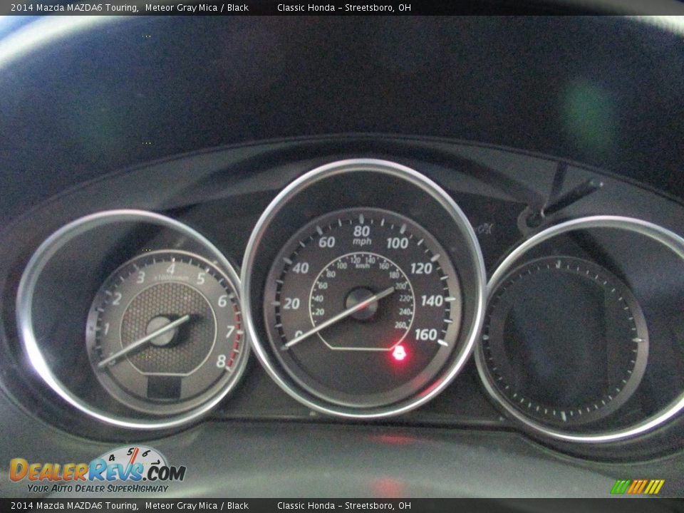 2014 Mazda MAZDA6 Touring Meteor Gray Mica / Black Photo #23