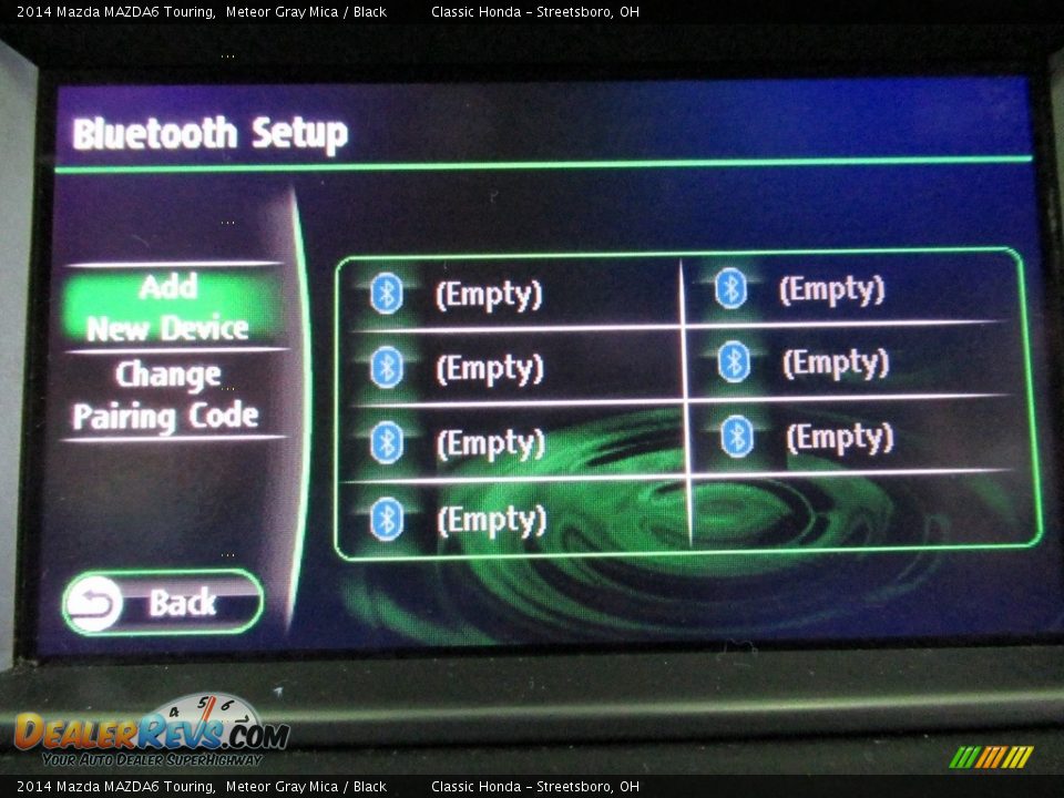 2014 Mazda MAZDA6 Touring Meteor Gray Mica / Black Photo #27