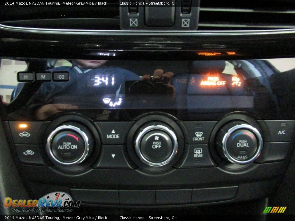 2014 Mazda MAZDA6 Touring Meteor Gray Mica / Black Photo #28