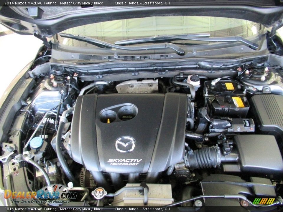 2014 Mazda MAZDA6 Touring Meteor Gray Mica / Black Photo #33