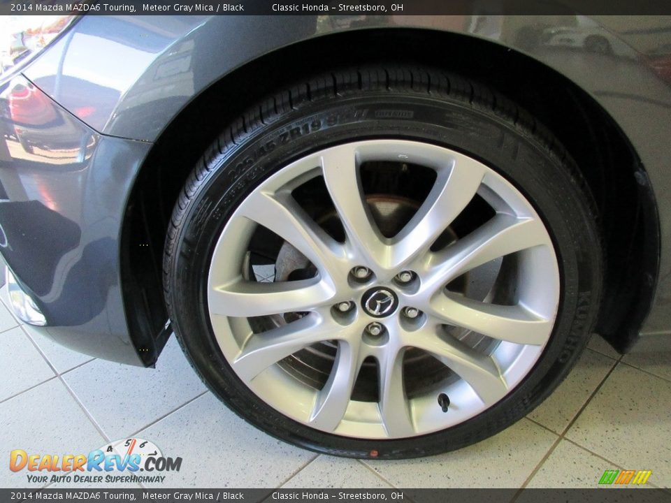 2014 Mazda MAZDA6 Touring Meteor Gray Mica / Black Photo #34