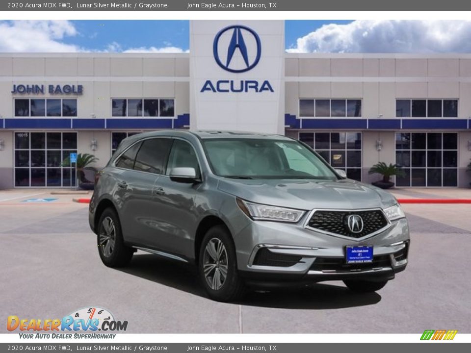 2020 Acura MDX FWD Lunar Silver Metallic / Graystone Photo #1