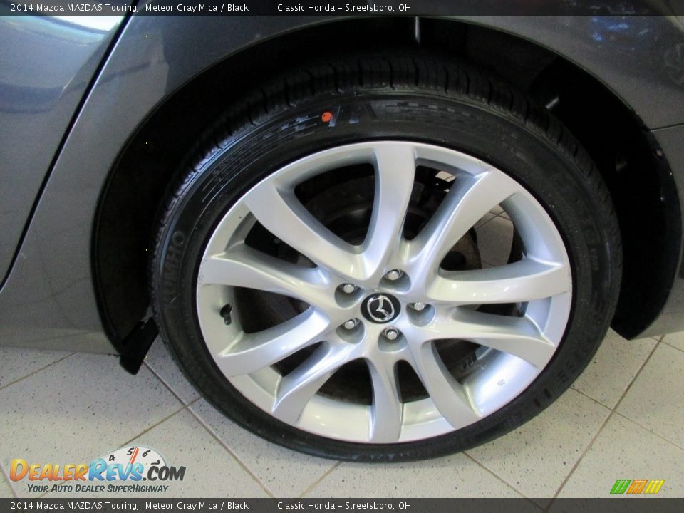 2014 Mazda MAZDA6 Touring Meteor Gray Mica / Black Photo #35