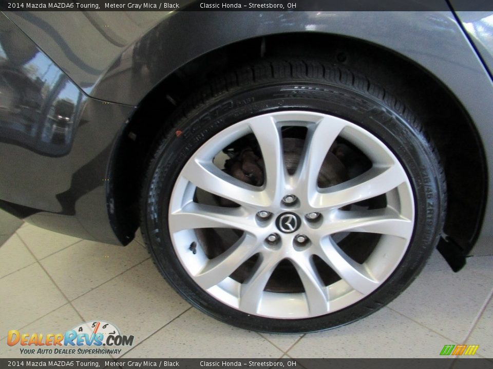 2014 Mazda MAZDA6 Touring Meteor Gray Mica / Black Photo #36