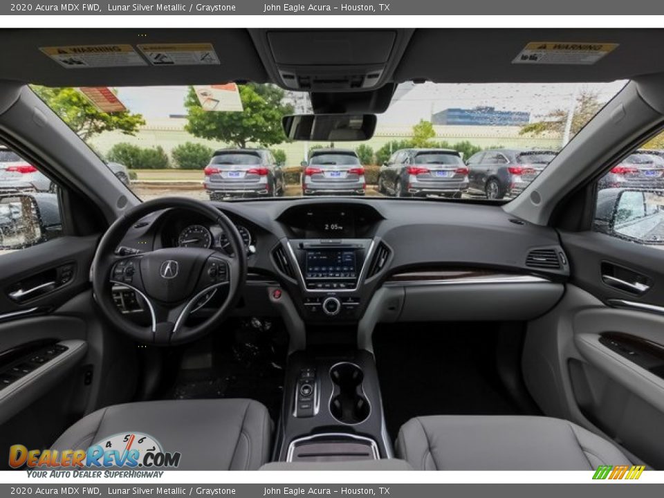 2020 Acura MDX FWD Lunar Silver Metallic / Graystone Photo #9