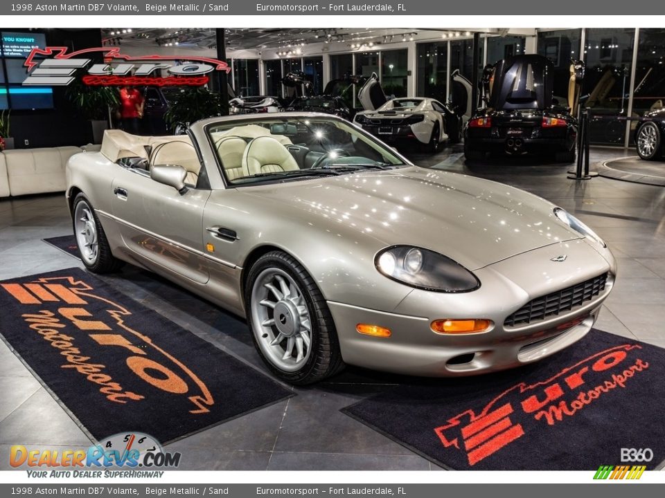 1998 Aston Martin DB7 Volante Beige Metallic / Sand Photo #1