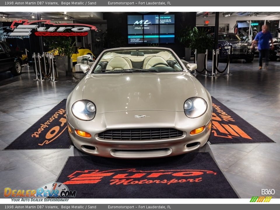 1998 Aston Martin DB7 Volante Beige Metallic / Sand Photo #2
