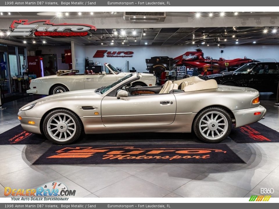 1998 Aston Martin DB7 Volante Beige Metallic / Sand Photo #4