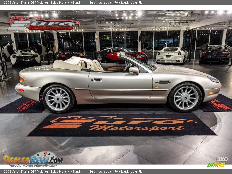 1998 Aston Martin DB7 Volante Beige Metallic / Sand Photo #5