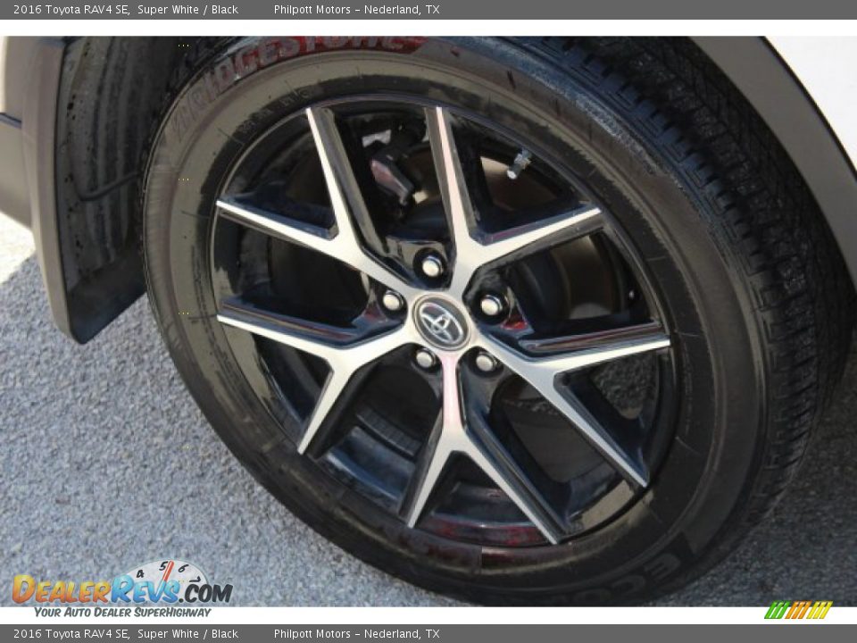 2016 Toyota RAV4 SE Super White / Black Photo #10
