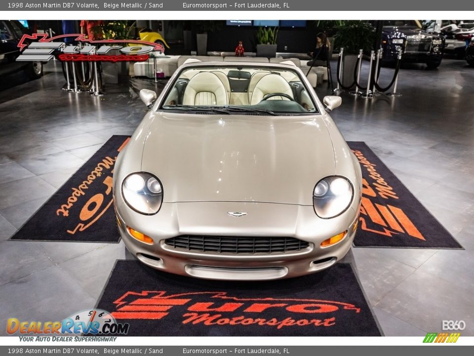 1998 Aston Martin DB7 Volante Beige Metallic / Sand Photo #9