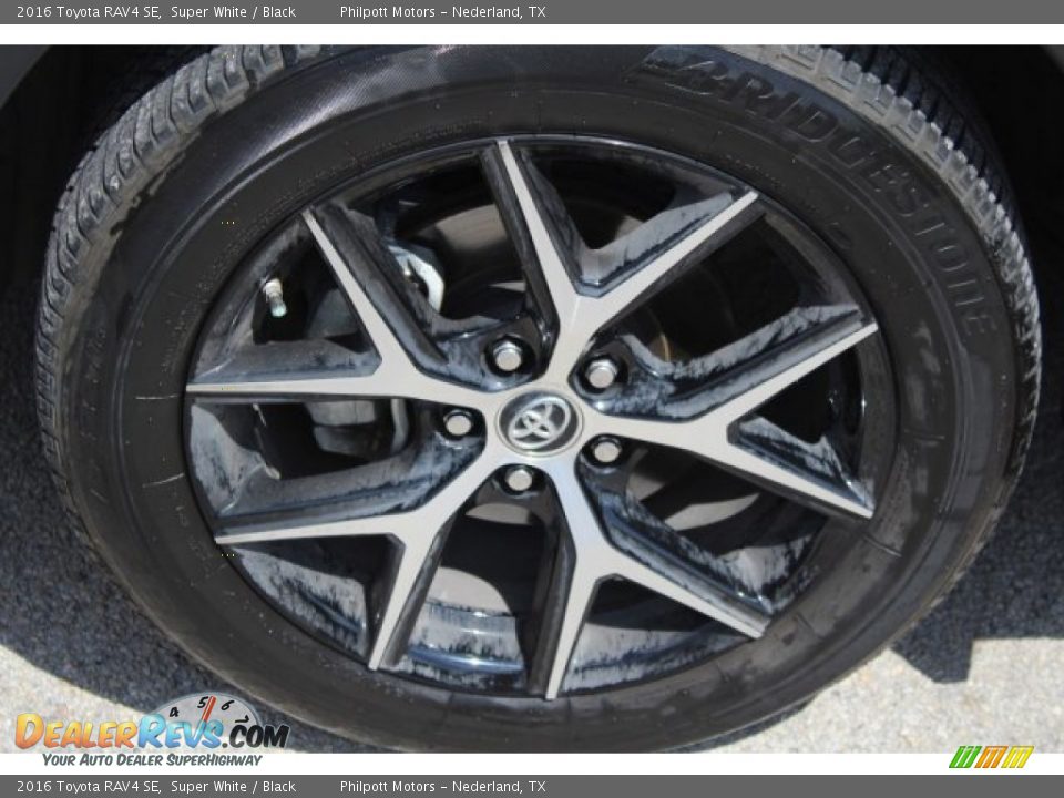 2016 Toyota RAV4 SE Super White / Black Photo #13