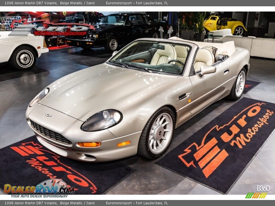 1998 Aston Martin DB7 Volante Beige Metallic / Sand Photo #10