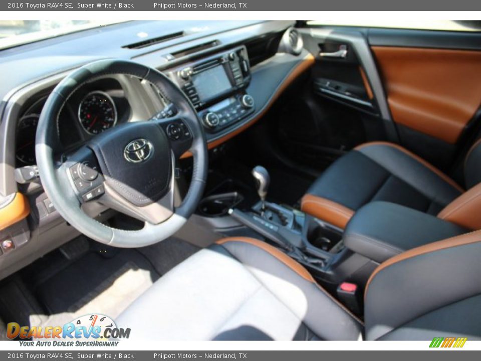 2016 Toyota RAV4 SE Super White / Black Photo #17