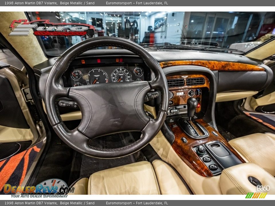 1998 Aston Martin DB7 Volante Beige Metallic / Sand Photo #13