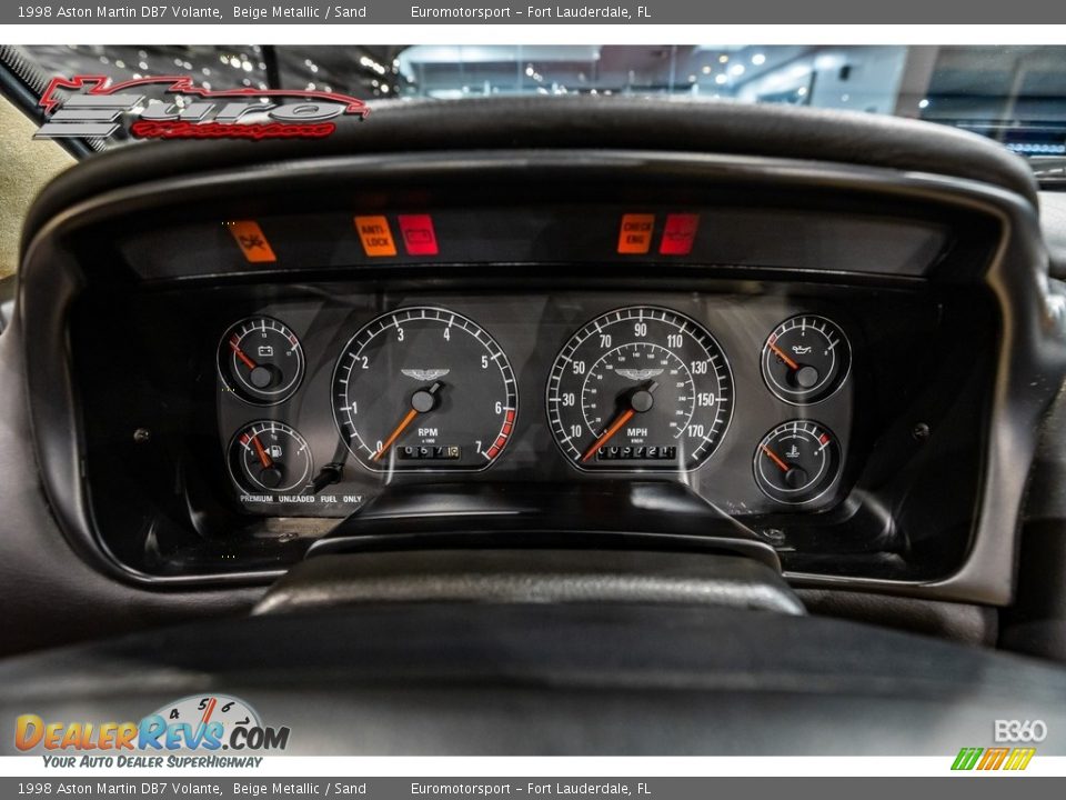 1998 Aston Martin DB7 Volante Beige Metallic / Sand Photo #15