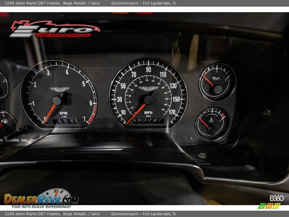 1998 Aston Martin DB7 Volante Beige Metallic / Sand Photo #16