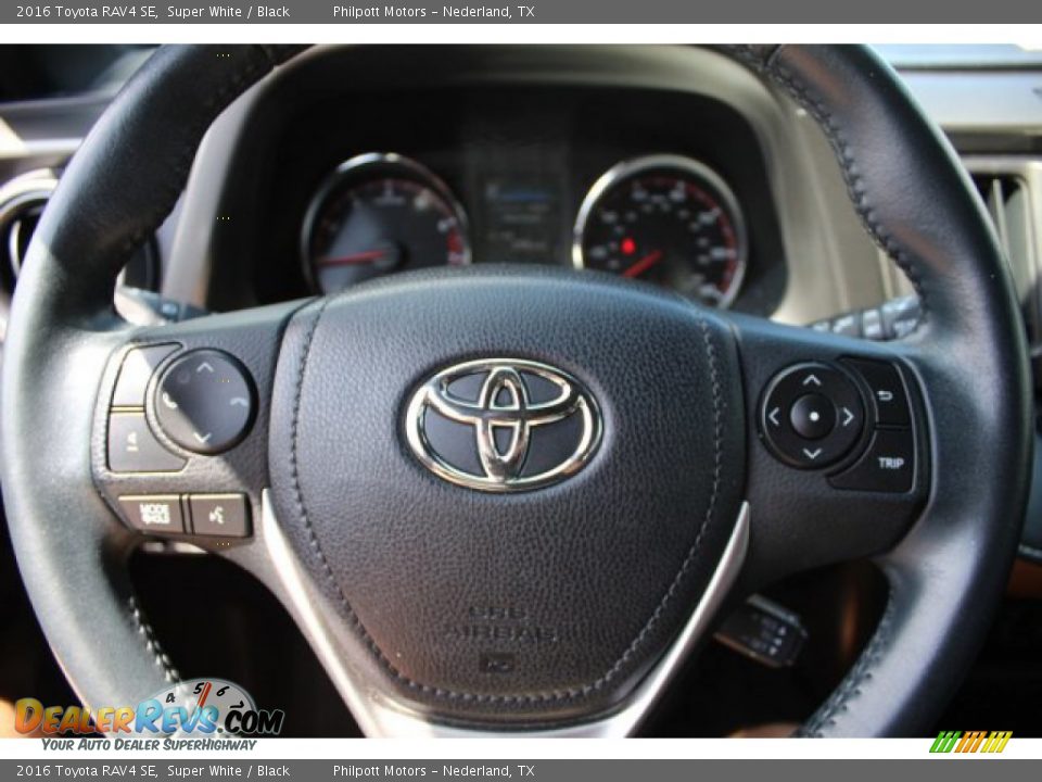 2016 Toyota RAV4 SE Super White / Black Photo #22
