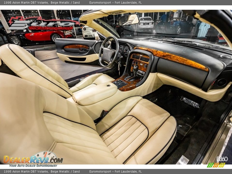 1998 Aston Martin DB7 Volante Beige Metallic / Sand Photo #19