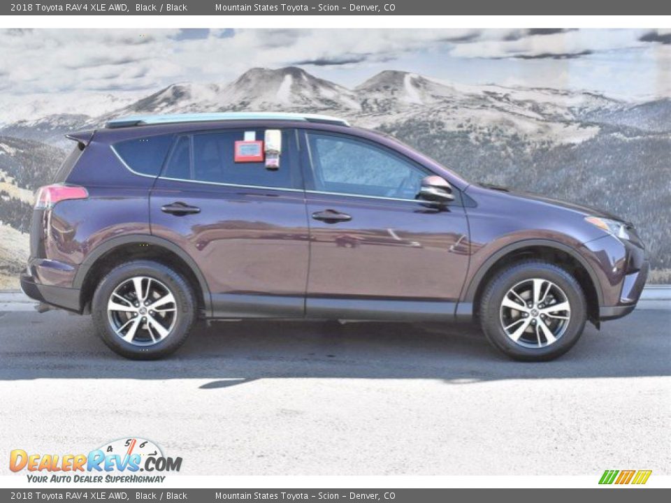 2018 Toyota RAV4 XLE AWD Black / Black Photo #2