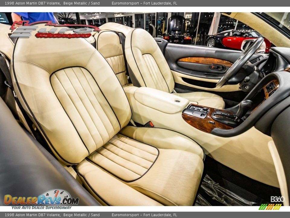 1998 Aston Martin DB7 Volante Beige Metallic / Sand Photo #20