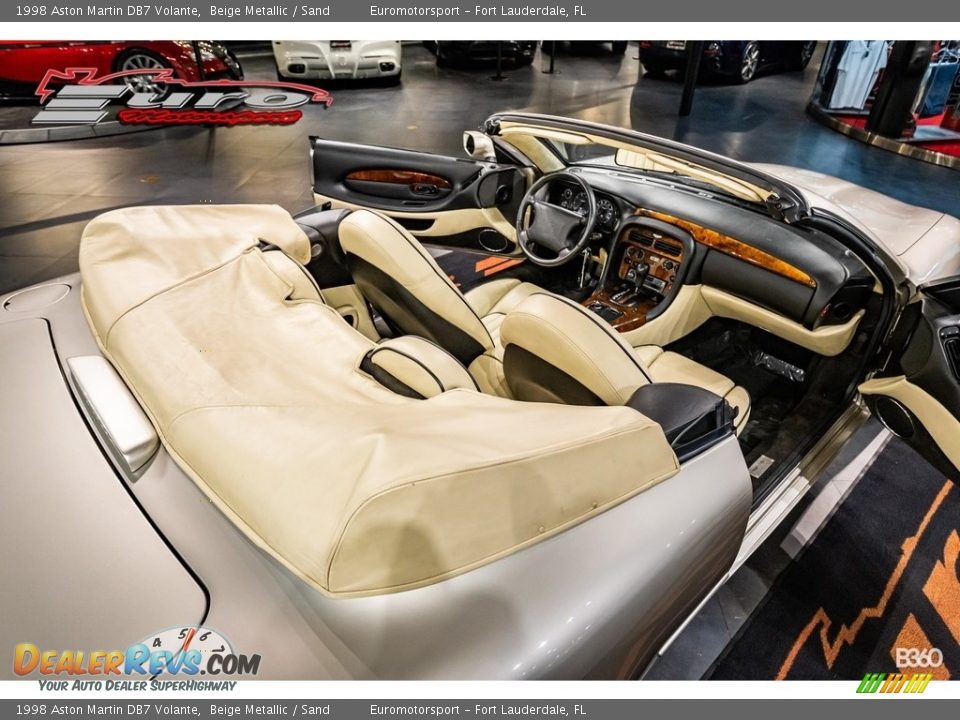 1998 Aston Martin DB7 Volante Beige Metallic / Sand Photo #21