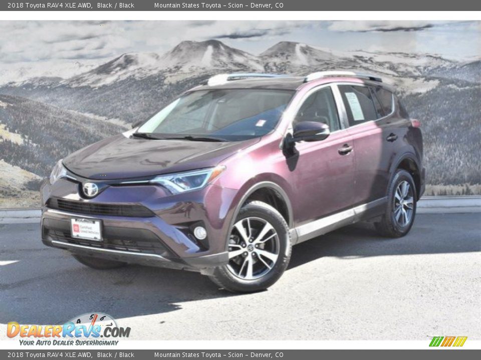 2018 Toyota RAV4 XLE AWD Black / Black Photo #5
