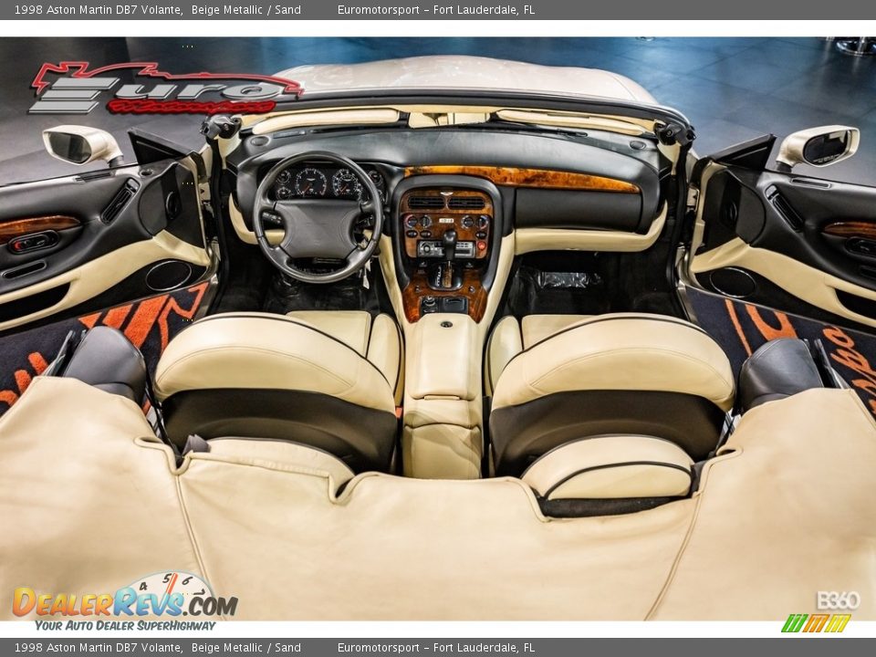 1998 Aston Martin DB7 Volante Beige Metallic / Sand Photo #22