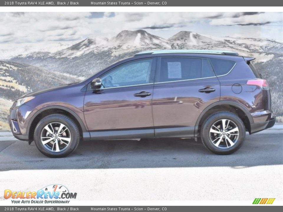 2018 Toyota RAV4 XLE AWD Black / Black Photo #6