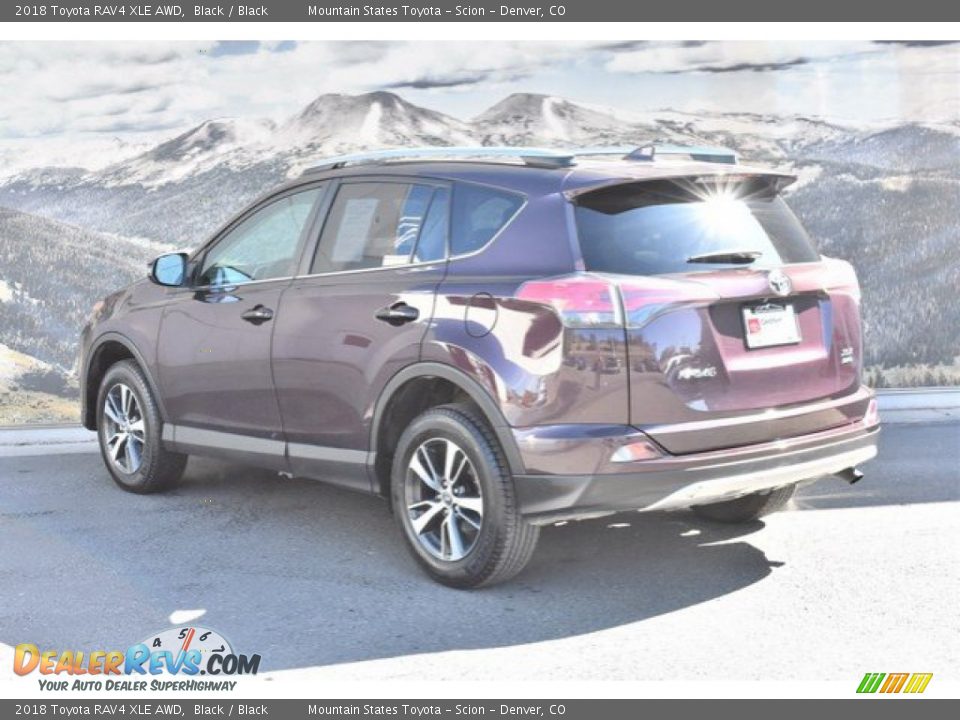 2018 Toyota RAV4 XLE AWD Black / Black Photo #7