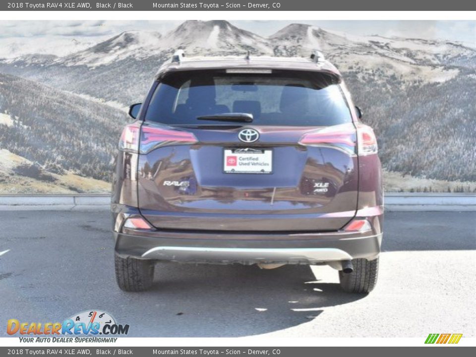 2018 Toyota RAV4 XLE AWD Black / Black Photo #8