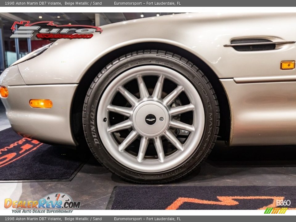 1998 Aston Martin DB7 Volante Beige Metallic / Sand Photo #24