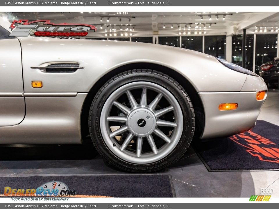 1998 Aston Martin DB7 Volante Beige Metallic / Sand Photo #25