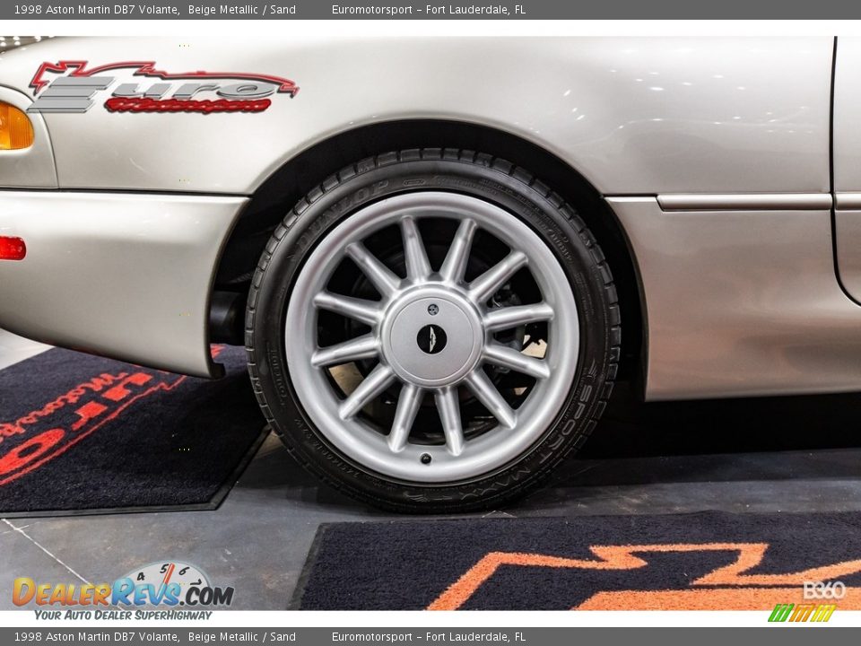 1998 Aston Martin DB7 Volante Beige Metallic / Sand Photo #26
