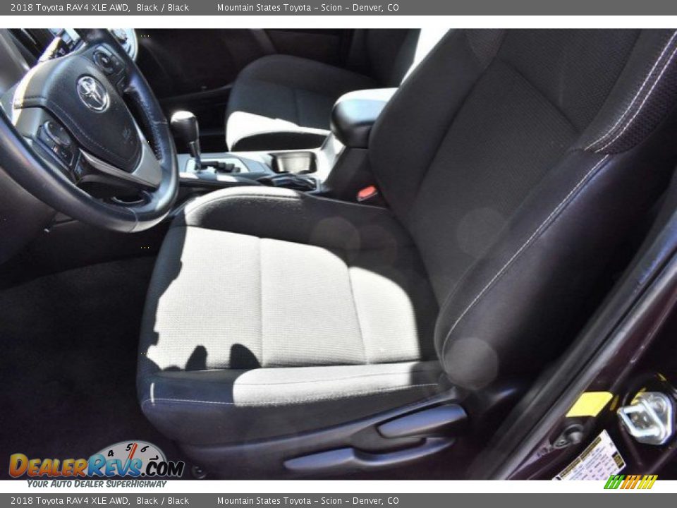 2018 Toyota RAV4 XLE AWD Black / Black Photo #11