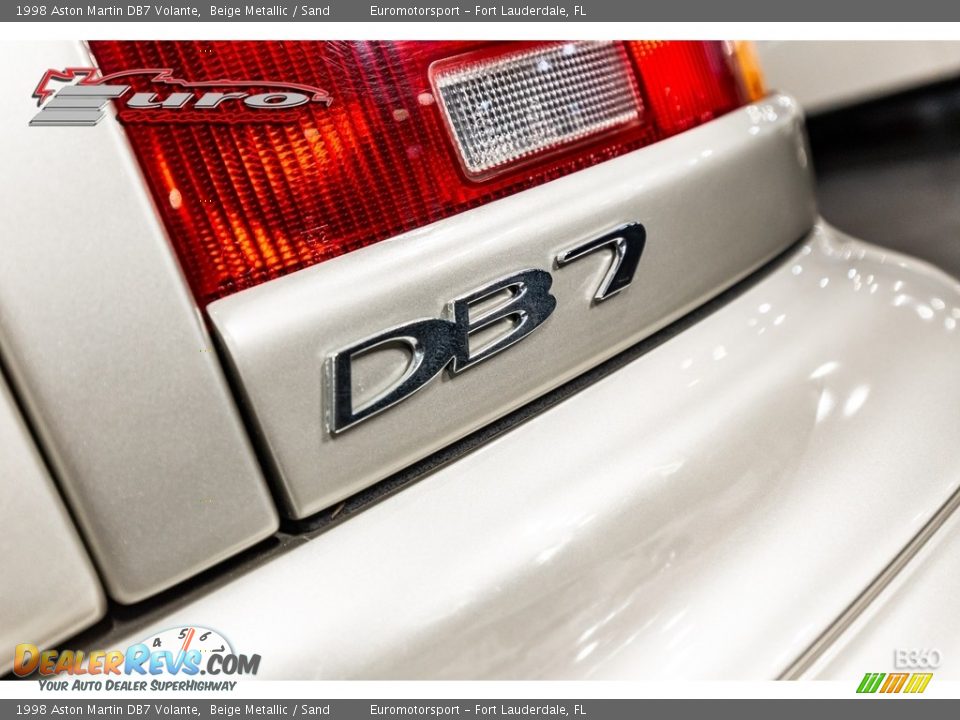 1998 Aston Martin DB7 Volante Beige Metallic / Sand Photo #28