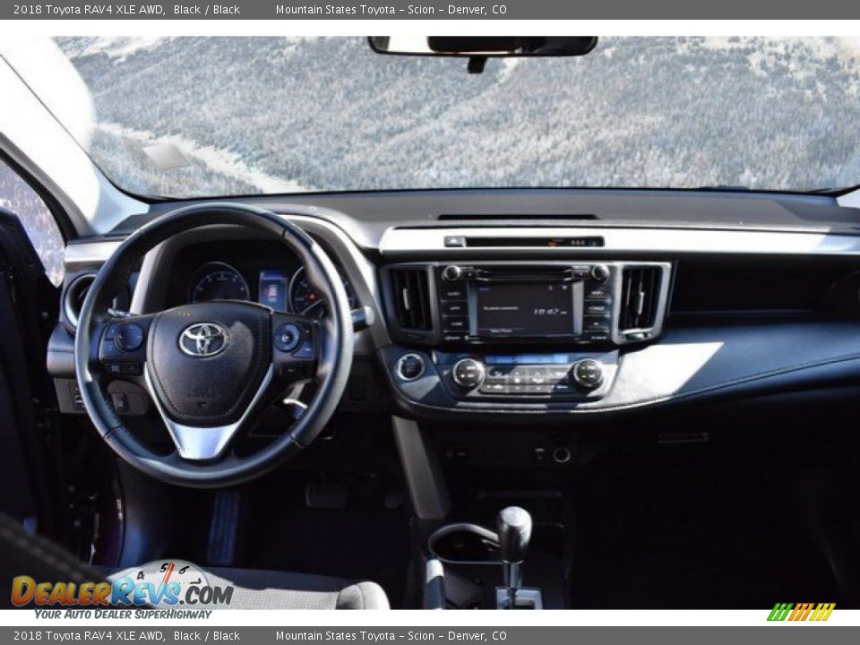 2018 Toyota RAV4 XLE AWD Black / Black Photo #13