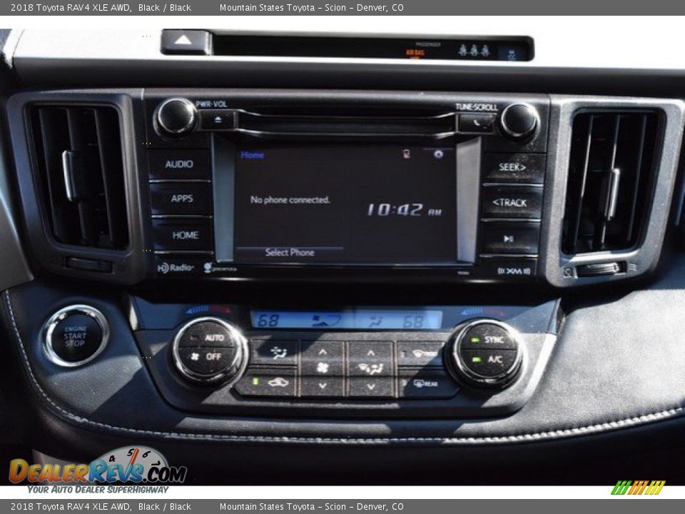 2018 Toyota RAV4 XLE AWD Black / Black Photo #15