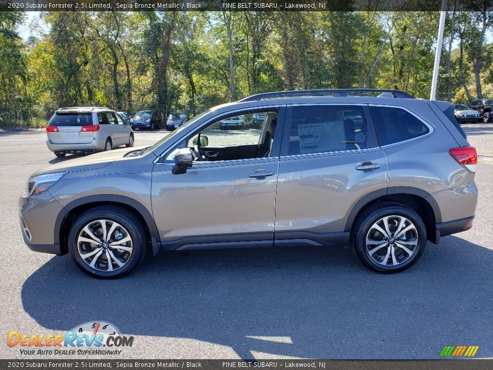 2020 Subaru Forester 2.5i Limited Sepia Bronze Metallic / Black Photo #3