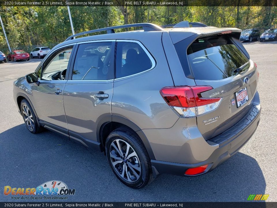 2020 Subaru Forester 2.5i Limited Sepia Bronze Metallic / Black Photo #4