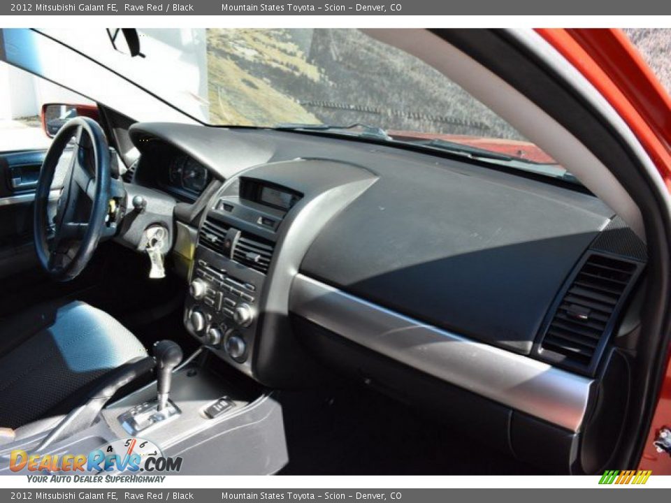 2012 Mitsubishi Galant FE Rave Red / Black Photo #16